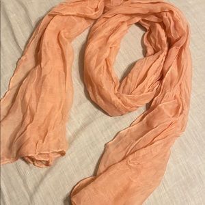 Light peach/ pink scarf